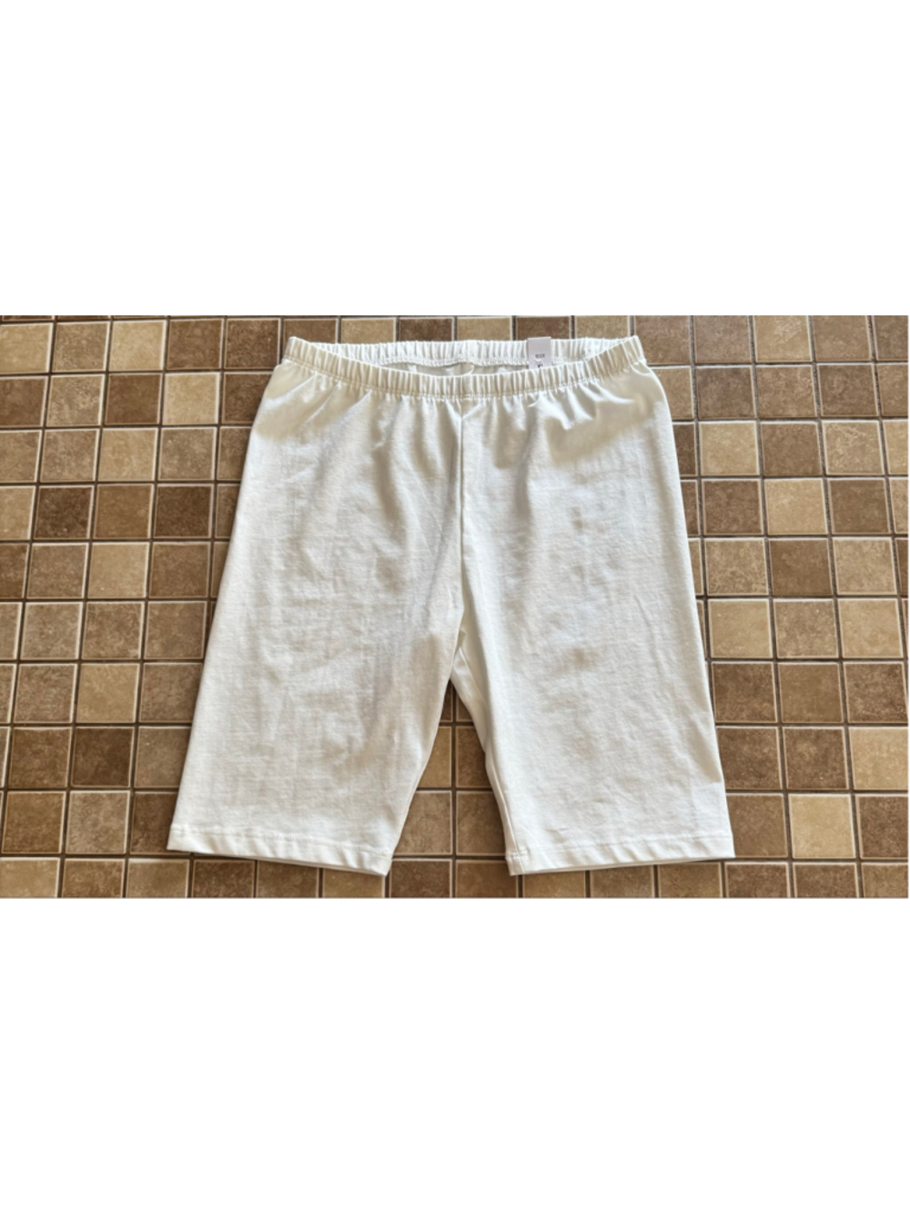 Girls PLACE White Bike Shorts XL